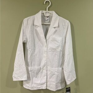 Dickies Women's Medical Lab Coat White Jacket